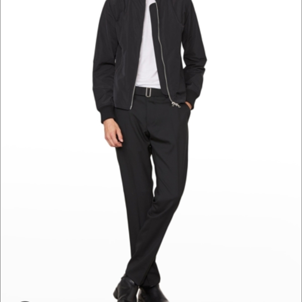 H&M Classic Black Bomber Jacket - Picture 2 of 15